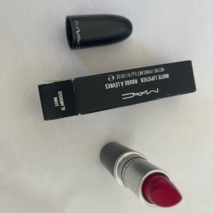 MAC cosmetics discontinued lipstick damn glamorous
